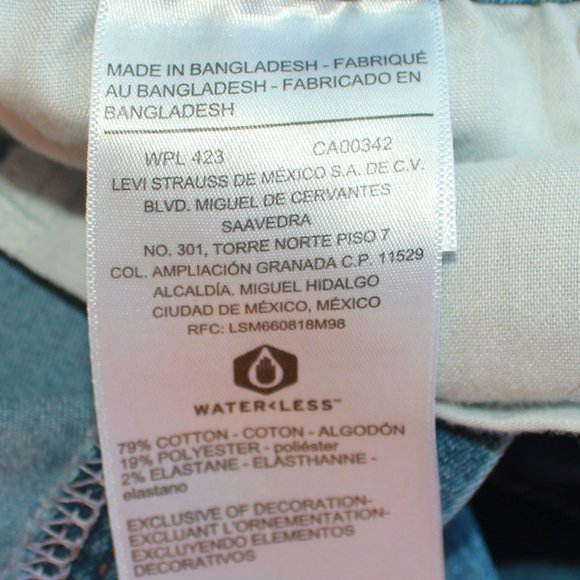 Levi's Denizen | Light Wash Blue Skinny Jeans - Picture 7 of 8